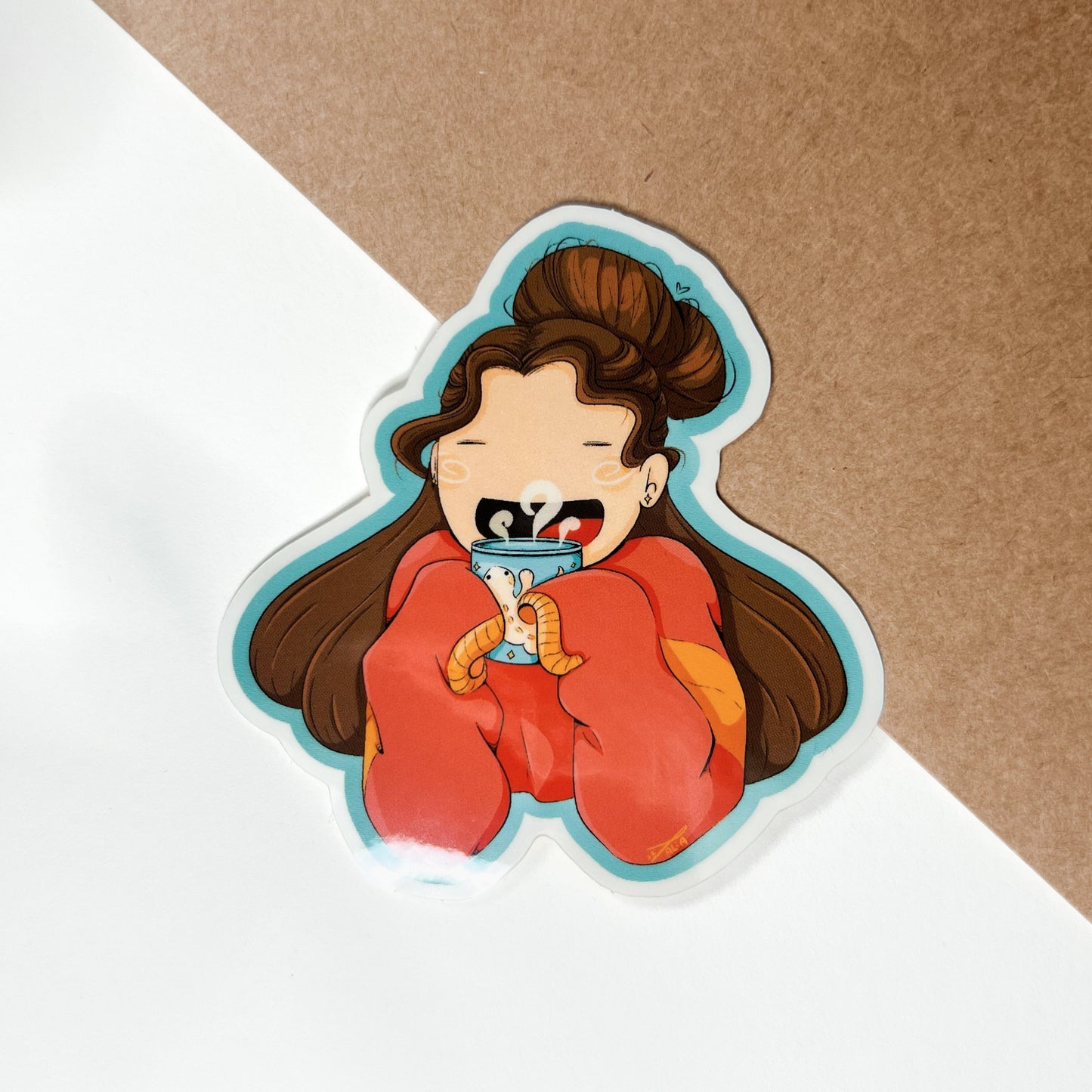 Cozy Tea | Glossy Sticker