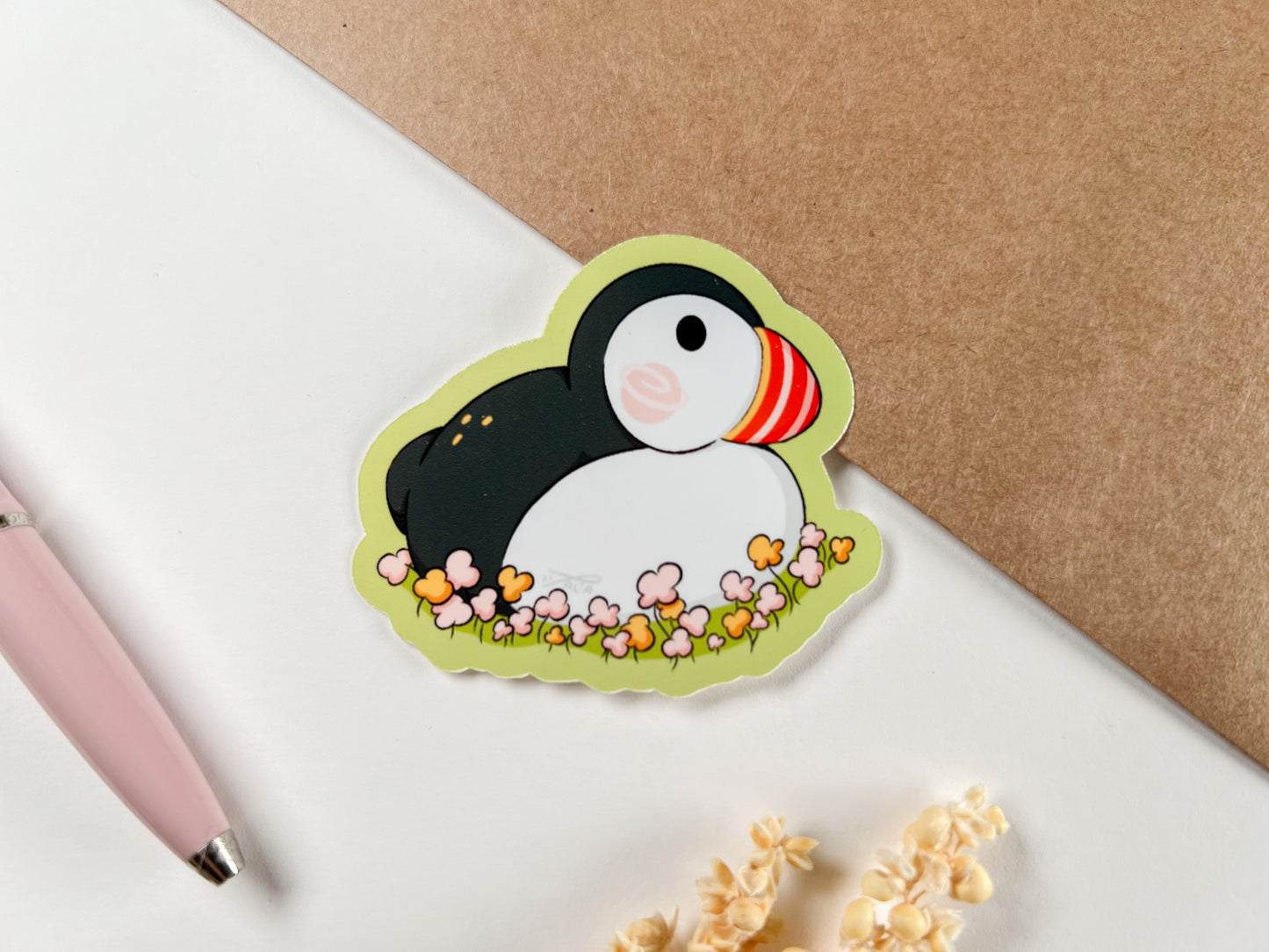 Puffins! | Glossy Stickers
