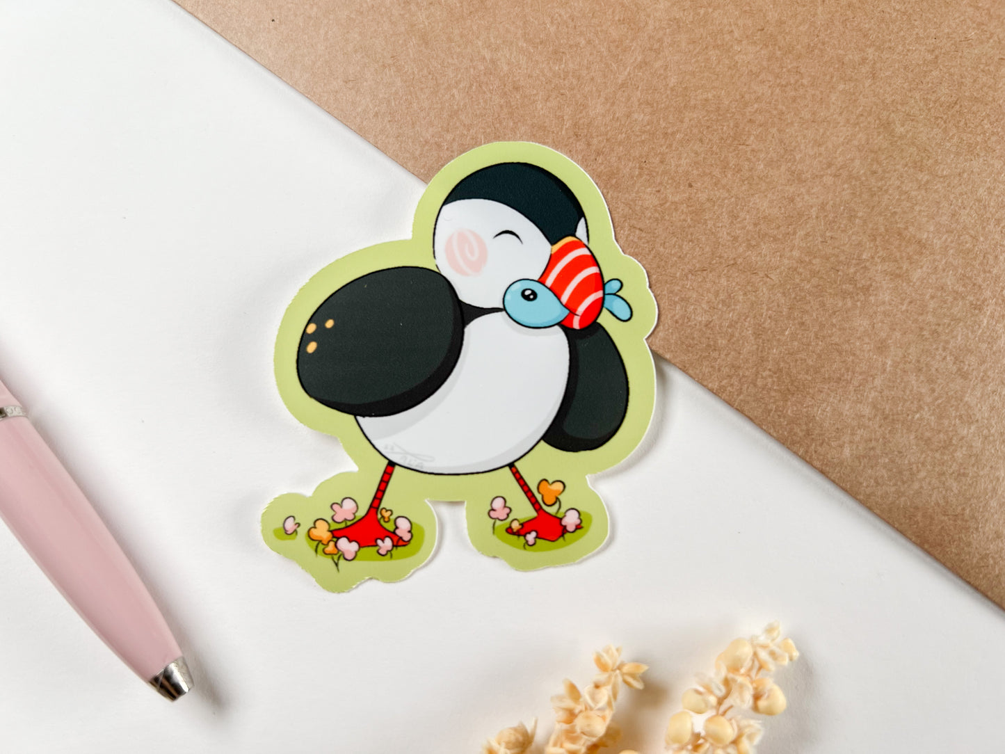 Puffins! | Glossy Stickers