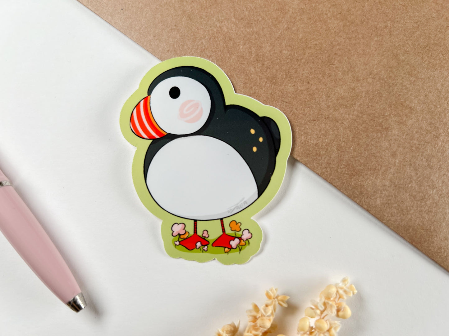 Puffins! | Glossy Stickers