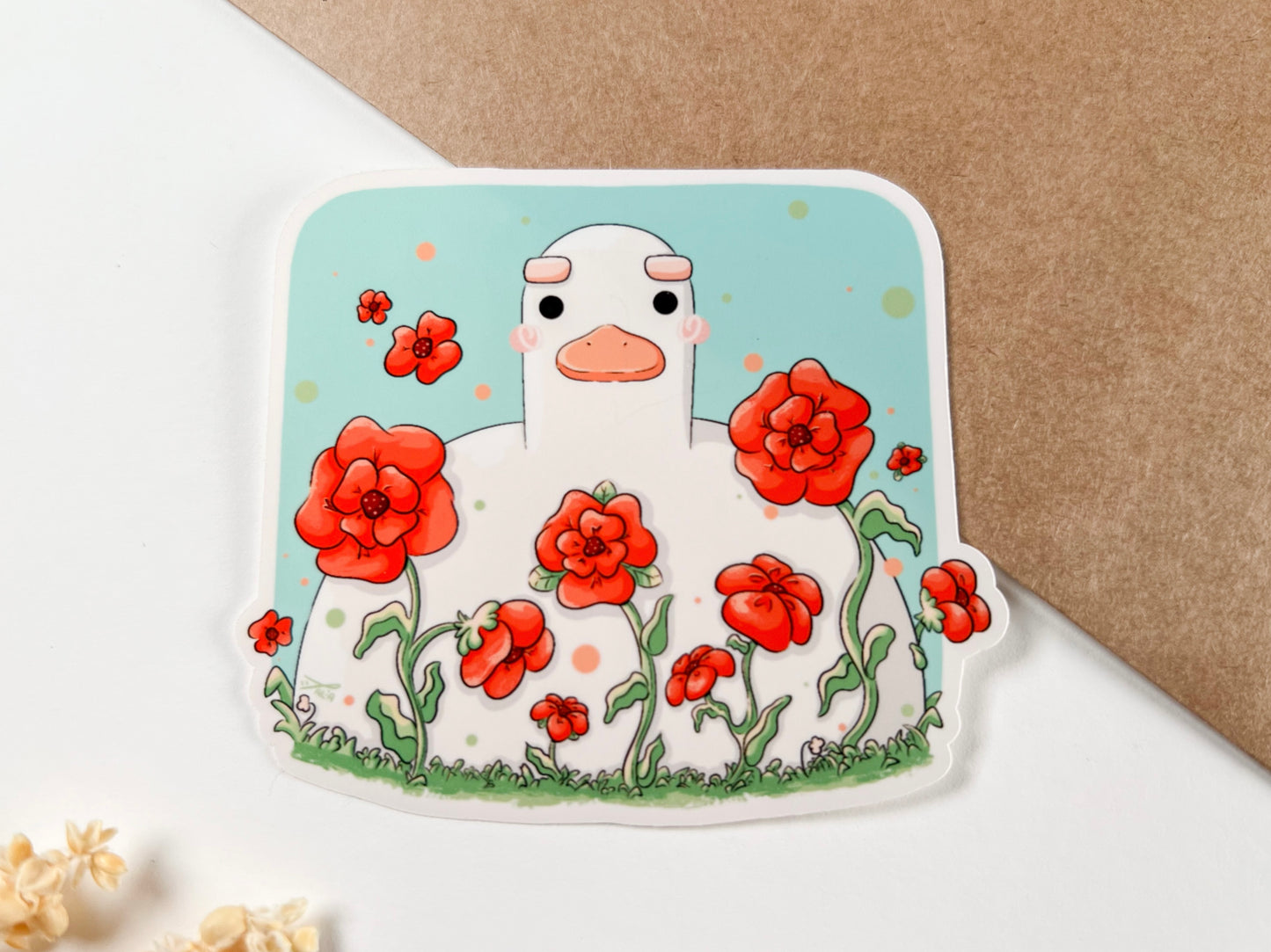 Chonky Duck | Glossy Sticker