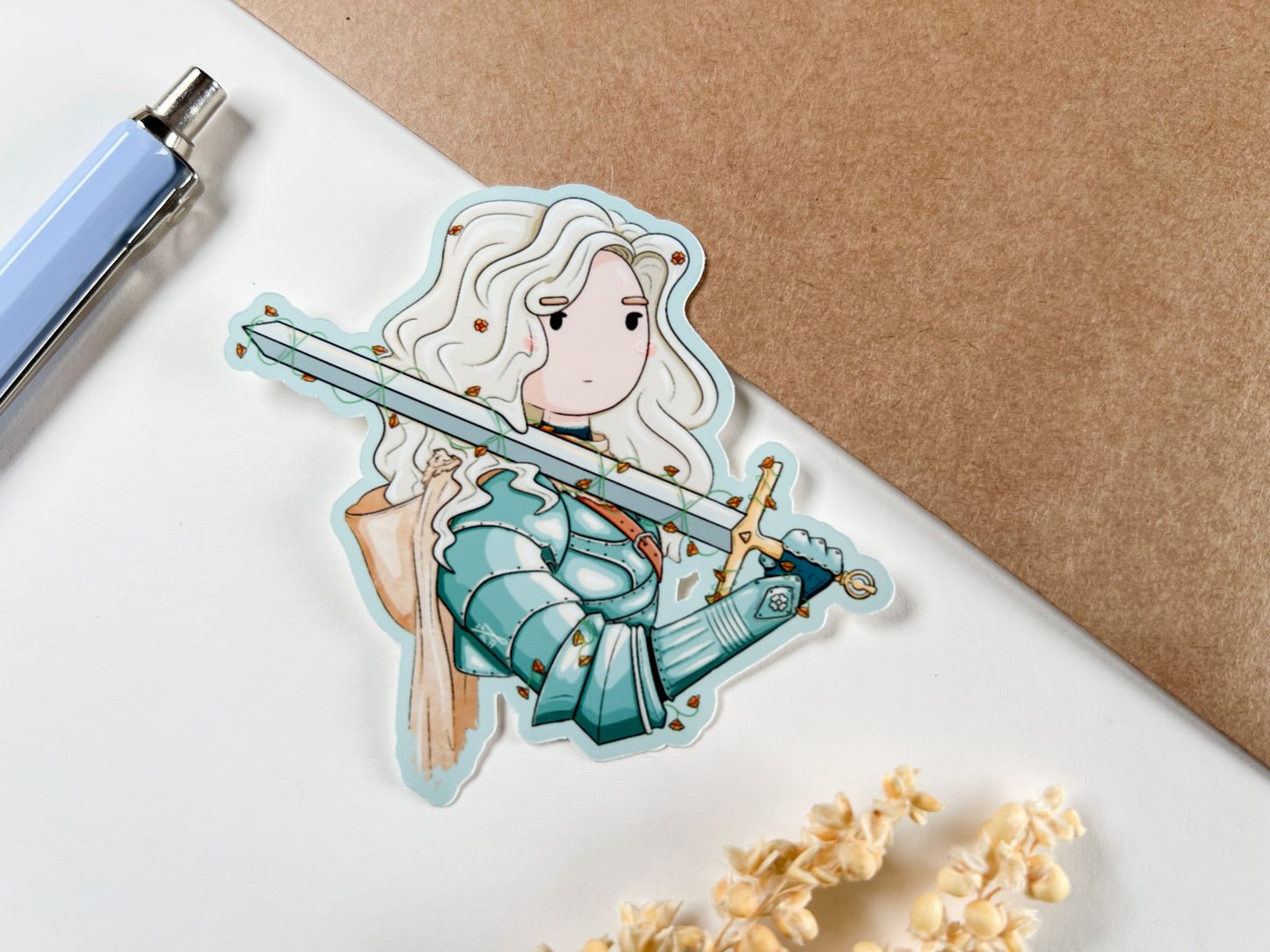 Poppy Knight | Glossy Sticker