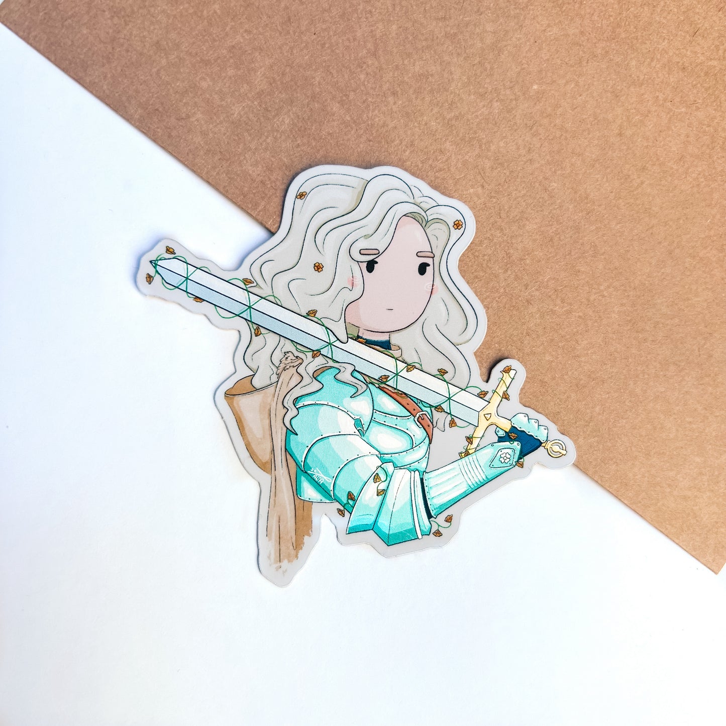 Poppy Knight | Mirror Sticker