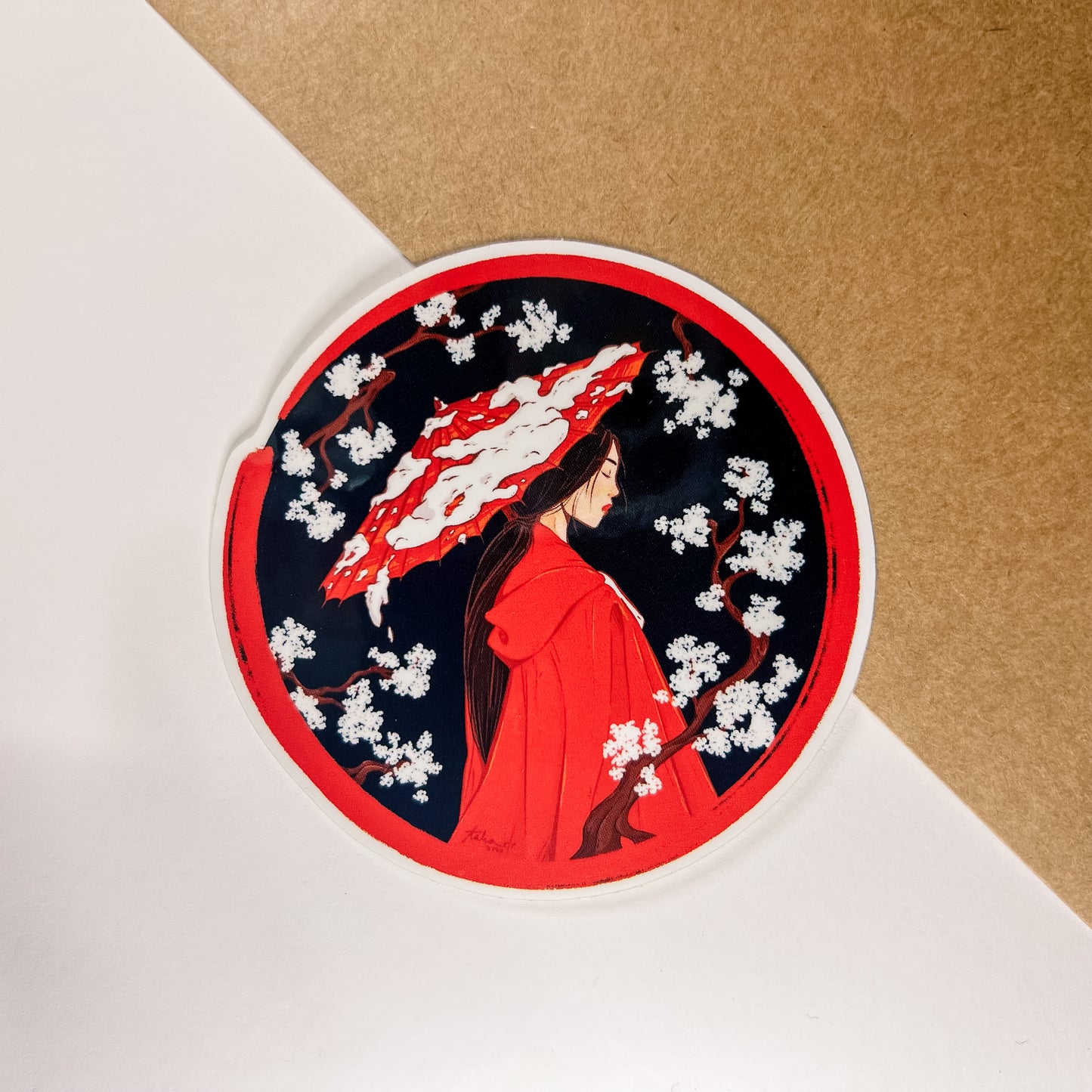 First Snowfall | Glossy Stickers