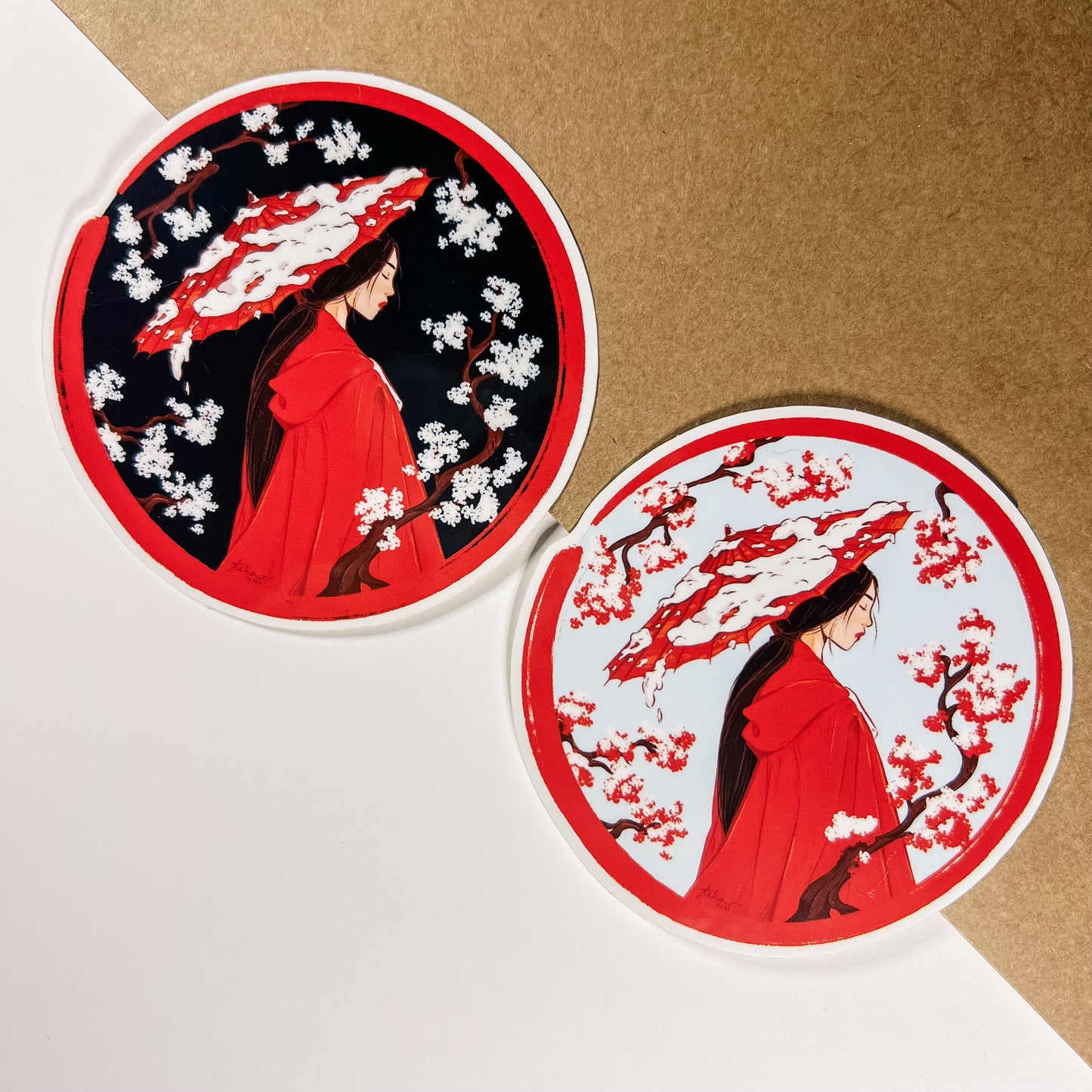 First Snowfall | Glossy Stickers