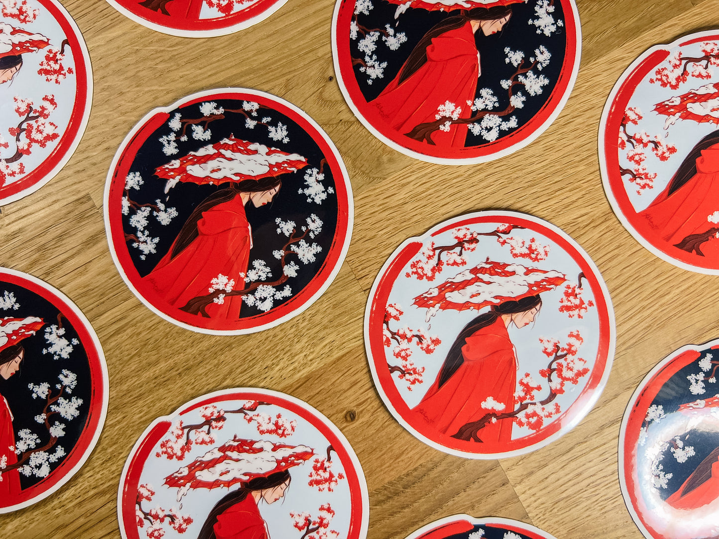 First Snowfall | Glossy Stickers