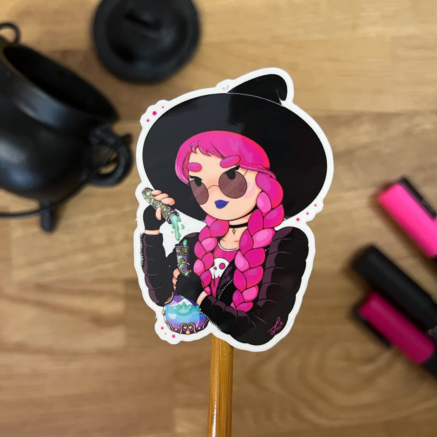 Punk Rock Witch | Glossy Sticker