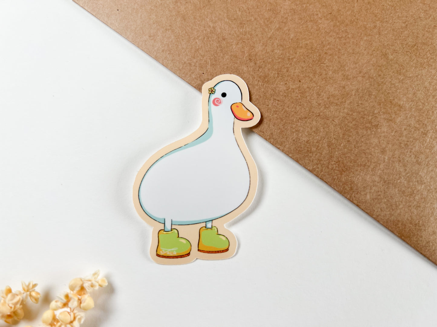 Rainy Day Ducks | Glossy Stickers